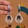 Black Color Fashion Earrings (FE111BLK)