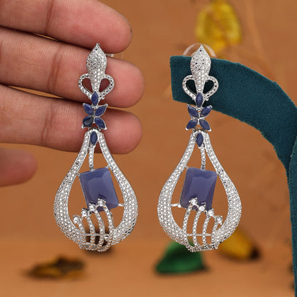 Blue Color Fashion Earrings (FE111BLU)