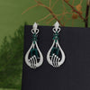 Green Color Fashion Earrings (FE111GRN)