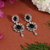 Black Color Fashion Earrings (FE112BLK)