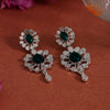 Green Color Fashion Earrings (FE112GRN)