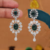 Green Color Fashion Earrings (FE112GRN)