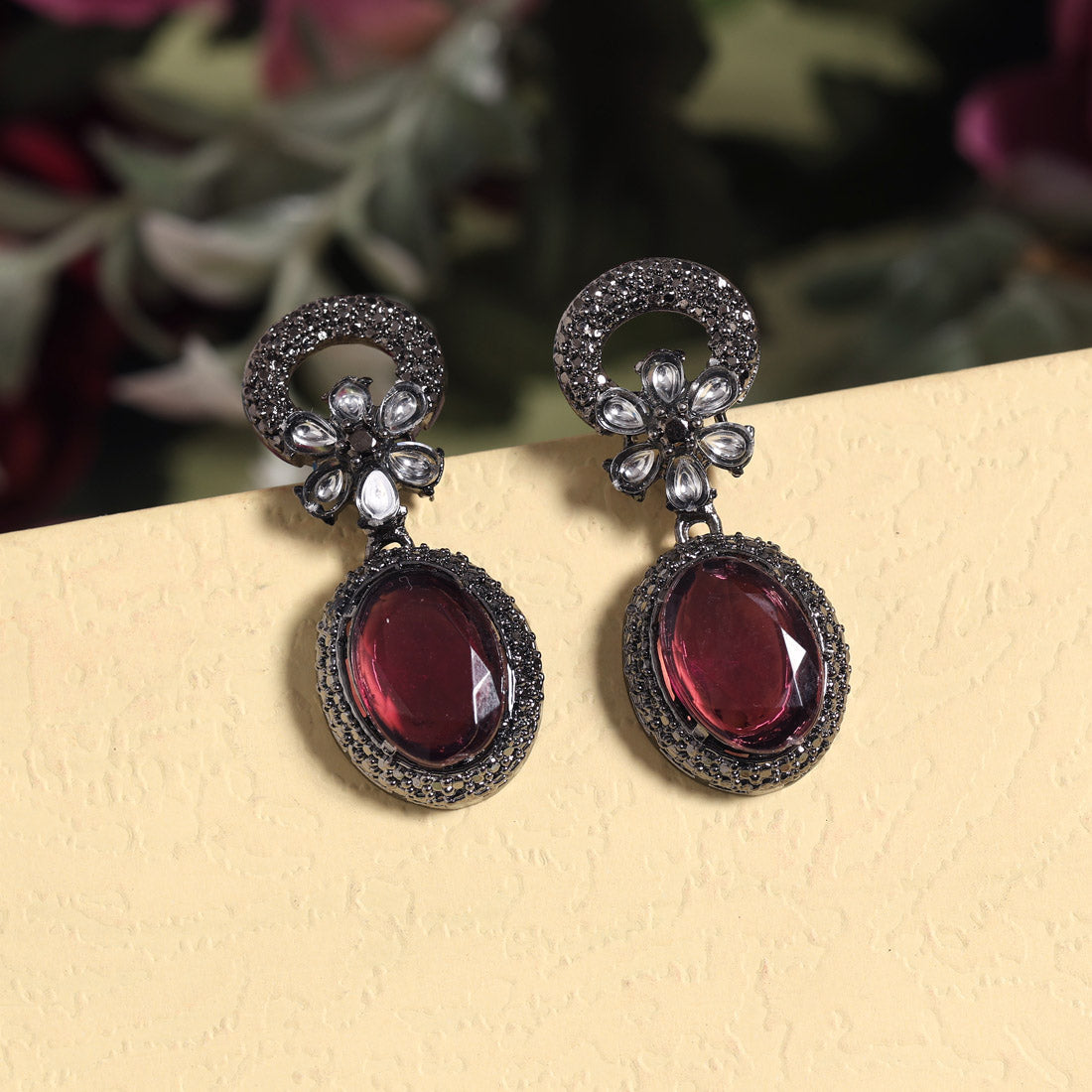 Assorted Color 12 Pairs Of Fashion Earrings