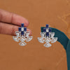 Blue Color Fashion Earrings (FE114BLU)