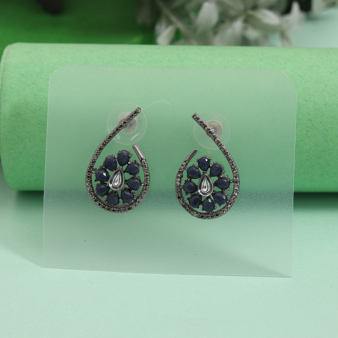 Trendy Assorted Color Earrings Combo – 12 Pairs