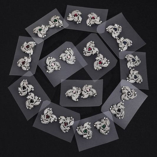 12 Stylish Fashion Earrings in Assorted Colors