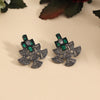 Green Color Fashion Earrings