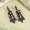 Magenta Color Fashion Earrings