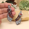 Maroon Color Fashion Earrings