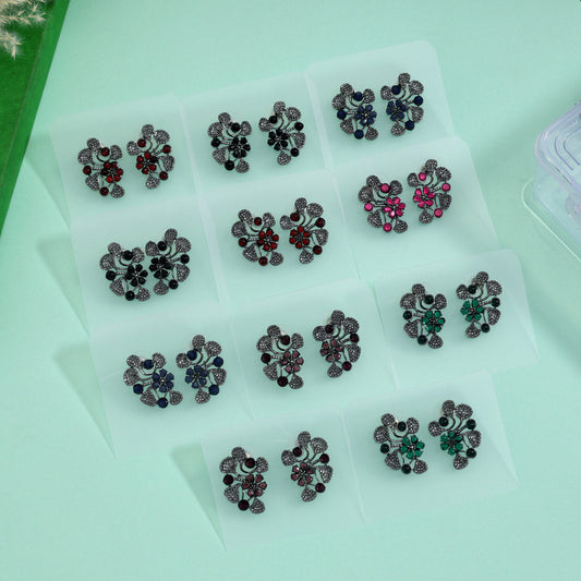Assorted Color Earrings – 11 Stylish Fashion Pairs
