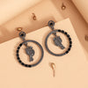 Black Color Fashion Earrings