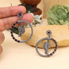 Purple Color Fashion Earrings