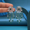 Green Color Fashion Earrings