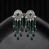 Green Color Fashion Earrings