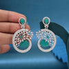 Green Color Fashion Earrings