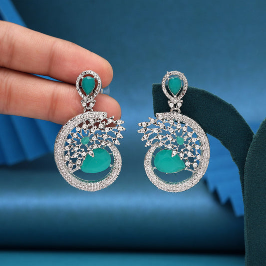Light Green Color Fashion Earrings