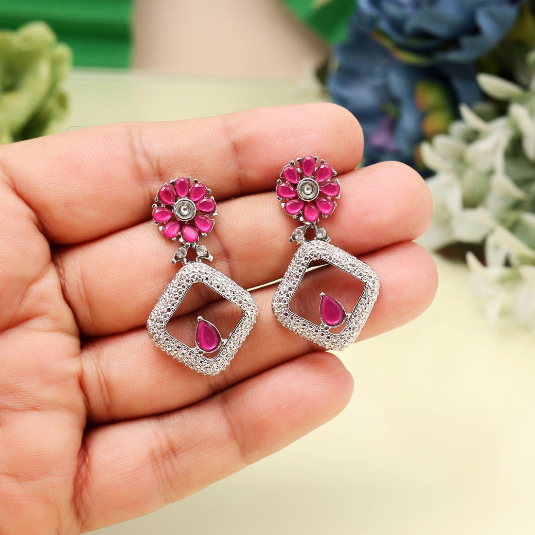 Trendy Assorted Color 11 Pair Pack Of Stylish Fashion Earrings