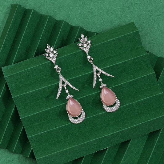 Peach Color Fashion Earrings That Add A Soft Romantic Feminine Touch