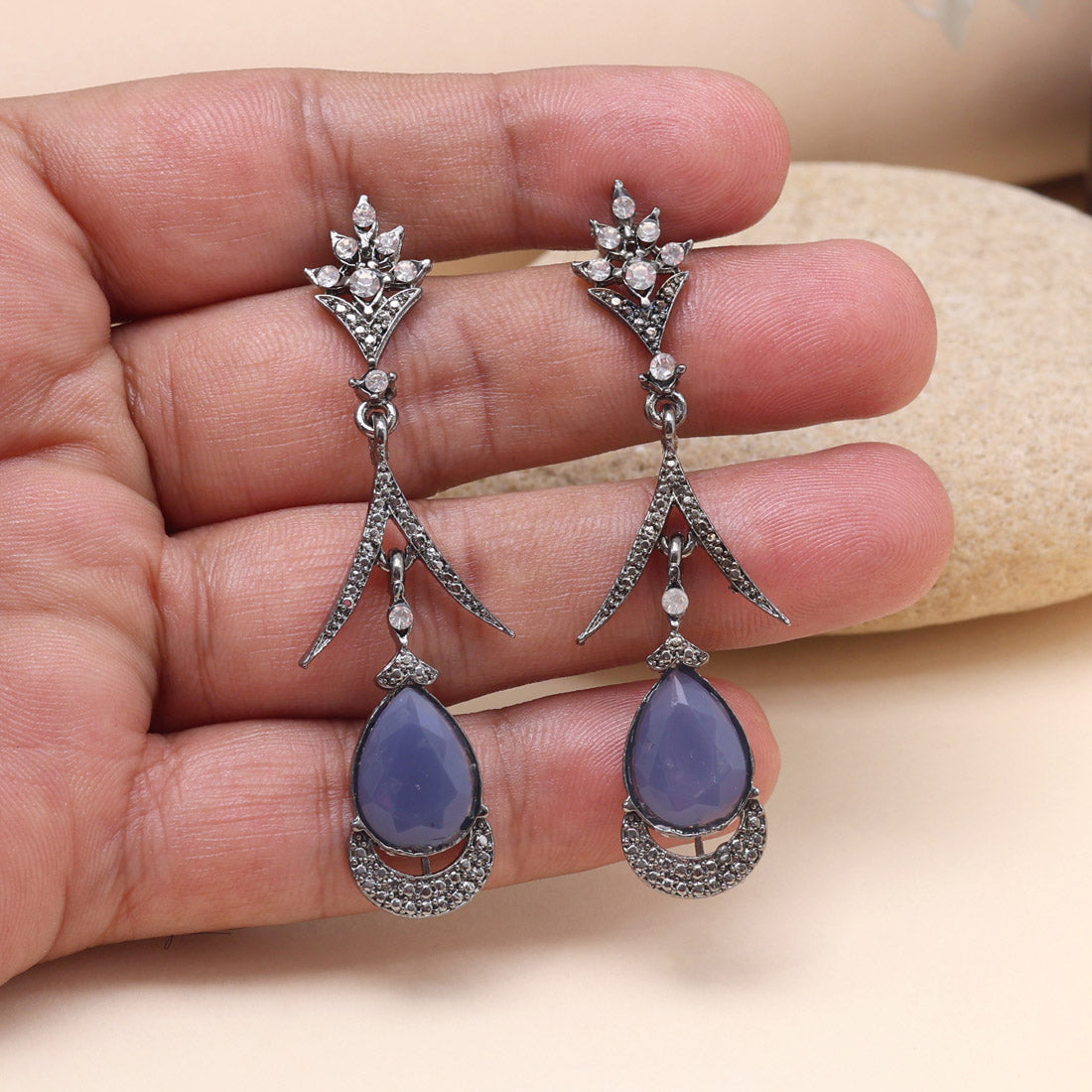 Blue Color Fashion Earrings That Complement Both Formal And Casual Outfits