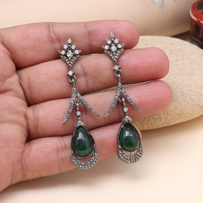 Green Color Fashion Earrings That Bring Freshness To Your Jewelry Collection