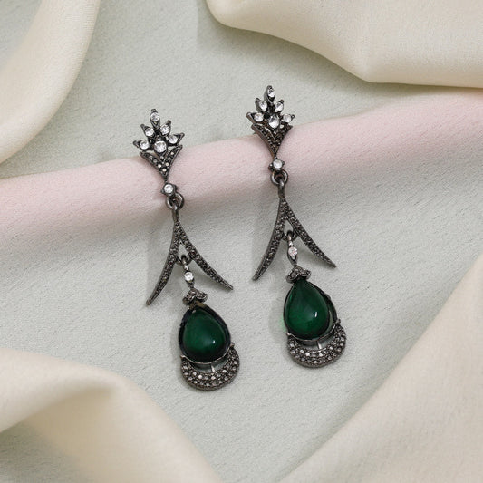 Green Color Fashion Earrings That Bring Freshness To Your Jewelry Collection