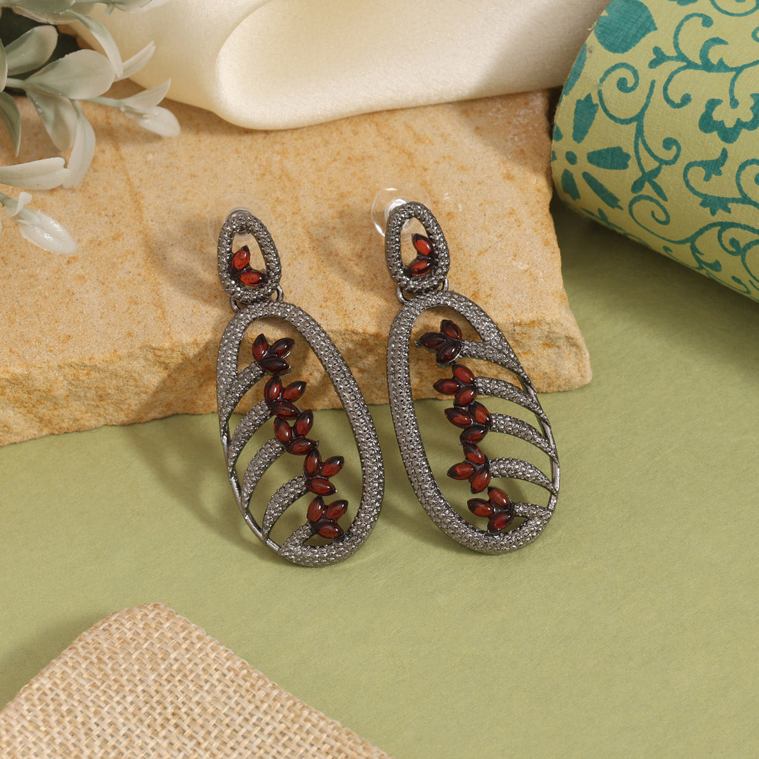 Orange Color Fashion Earrings With Bright Tones And Festive Vibrancy