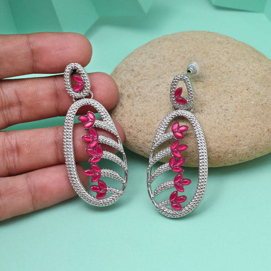 Rani Color Fashion Earrings That Are Perfect For Weddings And Celebrations