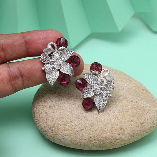 Magenta Color Fashion Earrings Bringing Flair To Ethnic And Modern Styles