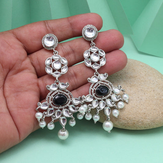 Black Color Fashion Earrings To Match Your Bold Monochrome Wardrobe Choices