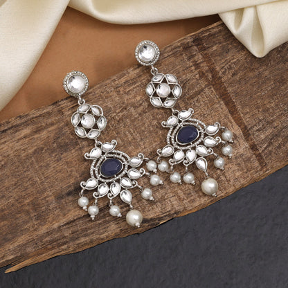 Blue Color Fashion Earrings Giving You A Cool And Contemporary Style