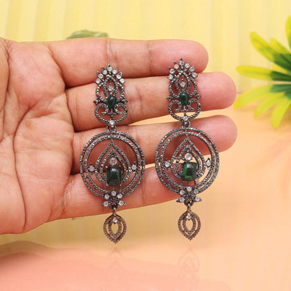 Leafy Green Color Fashion Earrings For An Earthy Yet Chic Statement