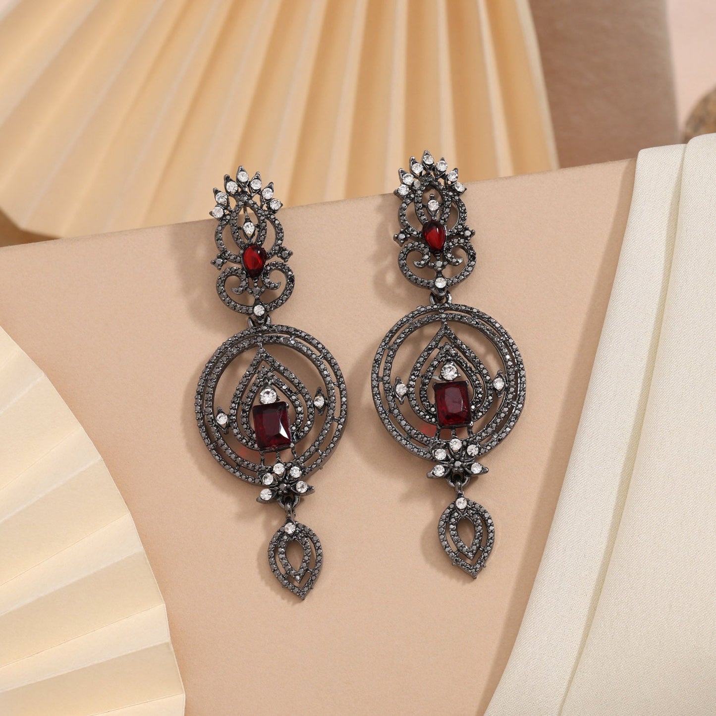 Striking Red Color Fashion Earrings To Turn Heads At Every Event
