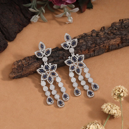Cool Blue Color Fashion Earrings Designed To Enhance Summer Style Appeal