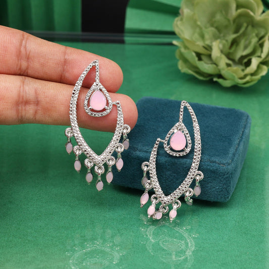 Rosy Pink Color Fashion Earrings That Add Sweetness To Any Look Instantly