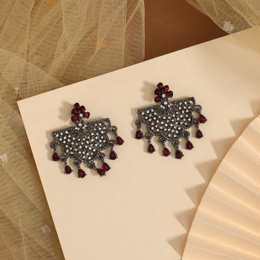 Deep Red Color Fashion Earrings That Spark Passion And Draw Attention Fast