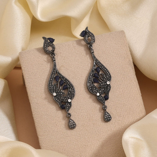 Blue Color Fashion Earrings Ideal For Stylish Everyday Casual Look