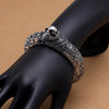 Silver Color Oxidised Bracelet (GSB372SLV)