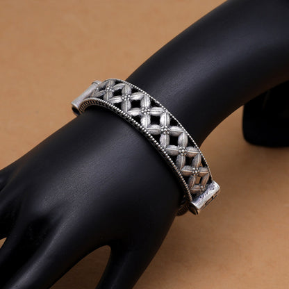 Silver Color Oxidised Bracelet (GSB374SLV)