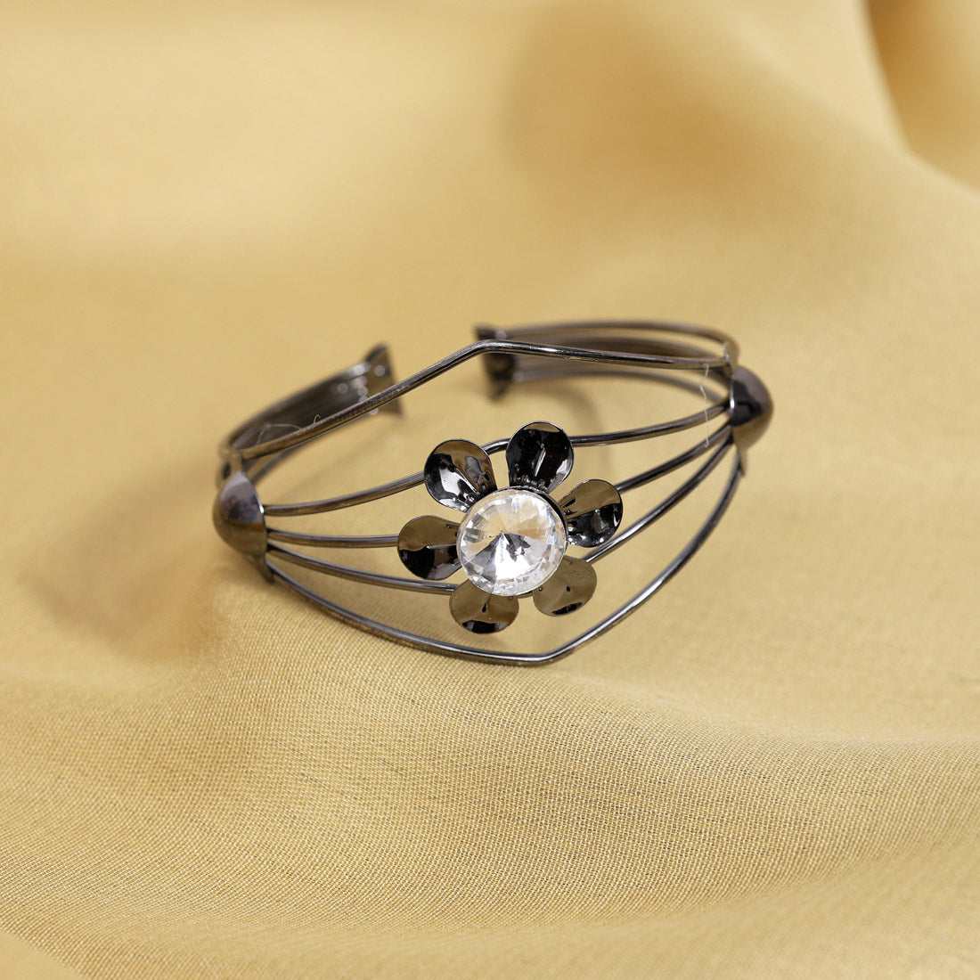 Black Color Oxidised Bracelet (GSB379BLK)