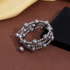 Silver Color Oxidised Bracelet (GSB381SLV)