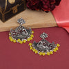 Assorted Color 6 Pairs Of Oxidised Earrings (GSE1188CMB)