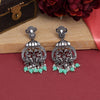 Assorted Color 6 Pairs Of Oxidised Earrings (GSE1197CMB)