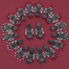 Assorted Color 9 Pairs Of Oxidised Earrings (GSE1199CMB)