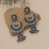 Silver Color Oxidised Earrings (GSE2861SLV)