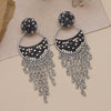 Silver Color Oxidised Earrings (GSE2863SLV)