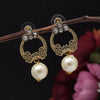 Gold Color Oxidised Earrings (GSE2871GLD)