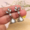 White Color Oxidised Earrings (GSE2872WHT)