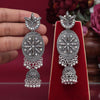 Silver Color Oxidised Earrings (GSE2876SLV)