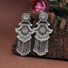 Silver Color Oxidised Earrings (GSE2880SLV)