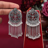Silver Color Oxidised Earrings (GSE2889SLV)